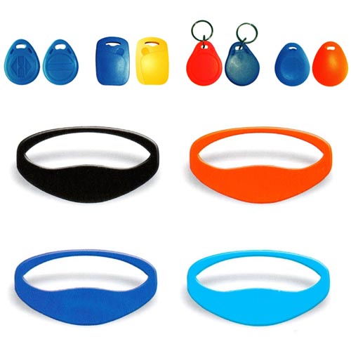 Silicone wrist bands and tags